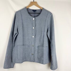 Pure Jill Indigo Women’s Patch-Pocket Jacket